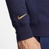 Nike Бархатный флисовый повседневный спортивный свитшот, мужские топы, темно-синий DD4504-498