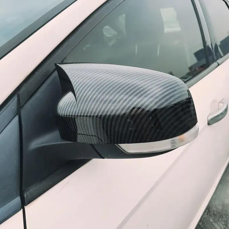 Для Ford Focus MK3 2012 2013 2014 2015-2018 ABS Автомобильное Зеркало Заднего Вида Боковое Зеркало Крышка Колпачок Крыла Накладка на Дверь Наклейка