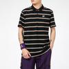 Puma Casual Sports Breathable Striped Short Sleeve Polo Shirt Men Tops Black 599781-01