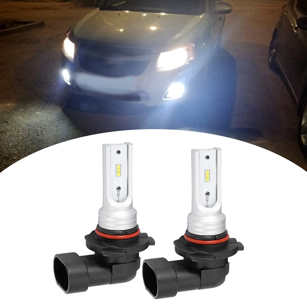 Fog Light Bulbs, 2pcs 72W 6000K White Ultra Bright Decoding Car LED Front Fog