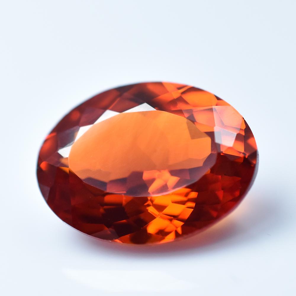 10.70 Ct Orange Sapphire Oval Cut Natural Jewelry Making Rare Gemstone
