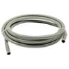 5m/16ft AN3 Stainless Steel Braided Motorcycle Hydraulic Brake Line Nylon Clutch Oil Fuel Hose Tube Pipe Dirt Bike ATV Moped