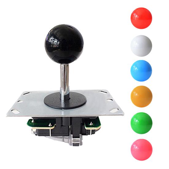 Joystick DIY High Response Non-delayed Arcade Game Fighting Stick Controller with Ball for Players