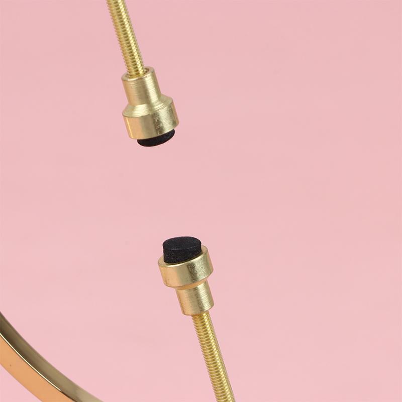 Sphere Metal Base Globe Shape Gold Stand Glass Ball Display Stand Decorative Ornaments Crafts