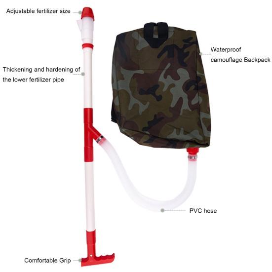 Разбрасыватель удобрений, экономичный, многофункциональный, пластиковый, экономящий время, ручной сельскохозяйственный рюкзак, аппликатор навоза для улицы