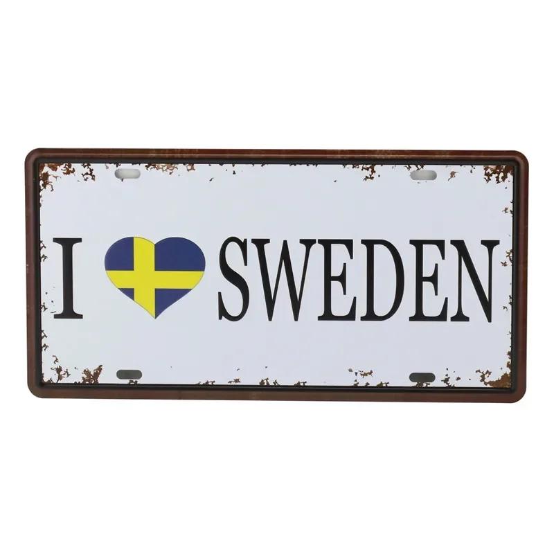 Я люблю водку, пиво, тарелку, металлическую пластину, номер автомобиля, жестяные вывески, бар, паб, кафе, домашний декор, металлическую вывеску, человек, пещеру, гараж, таблички для рисования C13