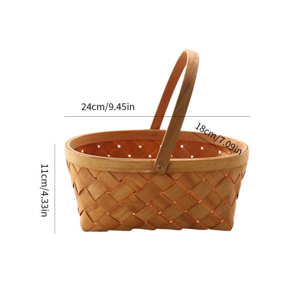 Bread Basket Basket Organizer Hand Woven Storage Basket Fruit Basket