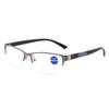 Hot Selliing Business Classic Metal Half Frame Men Diopters Women Trend New Office Reading Glasses Unisex