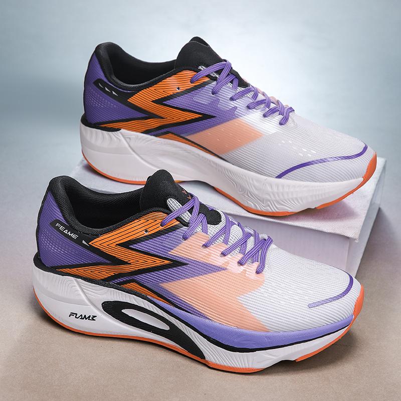 Running Shoes Men Lightweight Mesh Breathable Anti-Slip Wear-Resistant Casual Shoes Men Comfortable Lace-Up Sports Shoes Men