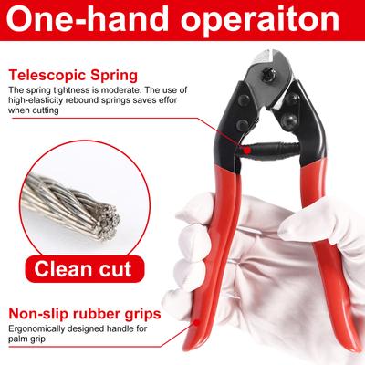 Кабельный резак многофункциональный резак для проволочного троса с предохранительным замком велосипедный тормозной кусачки плоскогубцы портативный инструмент для резки стальной проволоки