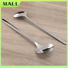 MALL Stainless Steel 6Pcs Espresso Spoons Teaspoons For Coffee Sugar Dessert Cake Ice Cream Soup Antipasto