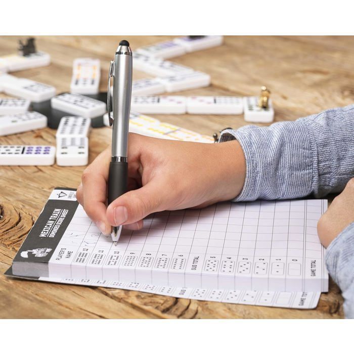 Bloc de score pour Domino Train Mexicain - 100 feuilles