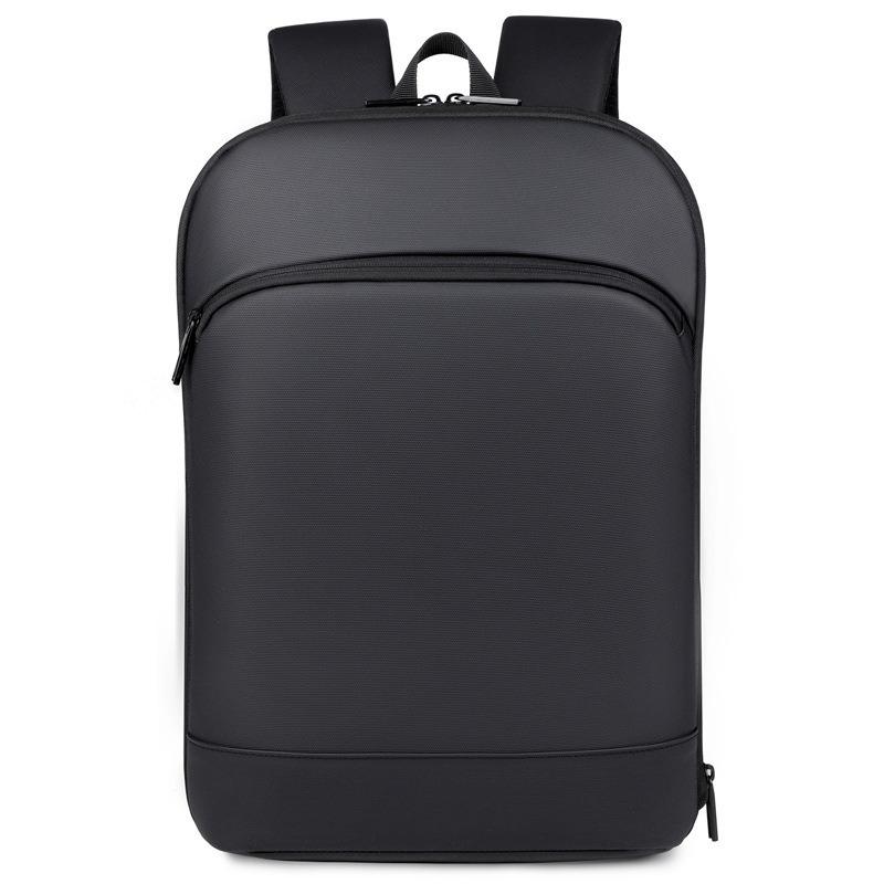 1PC Lightweight Backpack Mens Solid Expandable Business Backpack Durable Zipper Multi Compartment Knapsack Perfect Hold