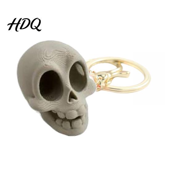 Декор для стола 3D-печатный милый брелок-череп Художественное настольное украшение