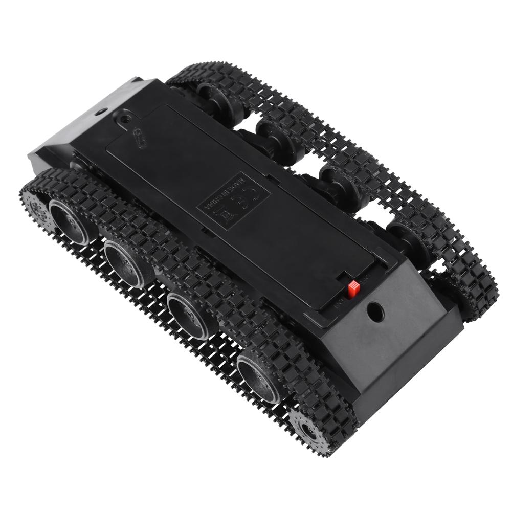 Lightweight Shock Absorbed Plastic Tank Chassis DIY Kit with 130 Motor 3V 7V