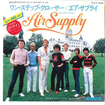 7-дюймовая пластинка AIR SUPPLY - One Step Closer / Come What May 7RS57PROMO ARISTA 1982 Япония Рок Б/у