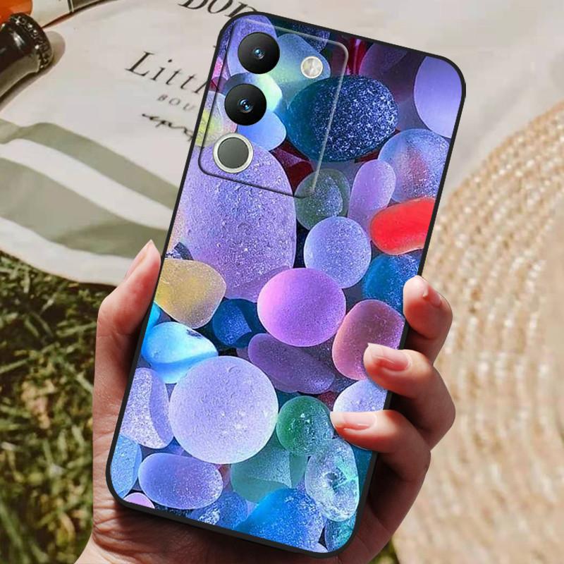 Для Vivo V29e 5G Чехол Новая Мода Милый Мультяшный Роскошный Мягкий Силиконовый Чехол Для VIVO V29e 5G 6.67" V2317 противоударный Funda Coque