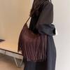 Tassel Design Women's Hobo Bag Fashion Trend Handbag Suede Shoulder Crossbody Shopping Tote Vintage Commuter Bags