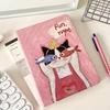 Adorable Cat Notebook, A5 Hard Cover Notebook, Essential for Office and Study, Lined Pages, Perfect Gift for 12 Occasions