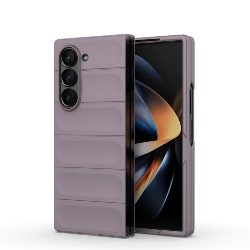 Чехол для Samsung Galaxy Z Fold6 Fold 6, задняя крышка, чехол для телефона, мягкий жидкий силикон, противоударный противоударный защитный чехол, чехлы