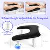 Good-Manicure Arm Rest For Nails Tech: U-Shaped Adjustable Nail Armrest -PU Leather Hand Stand Rest For Manicurists