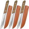 Kitchen Utility Knife Stainless Steel Paring Knife with Wood Handle Barbecue Steak Cutting Boning Knife Cleaver