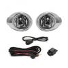 Хромированная крышка противотуманной фары дневного света DRL для Ford Focus 3 2012 2013 2014 Focus с переключателем проводов