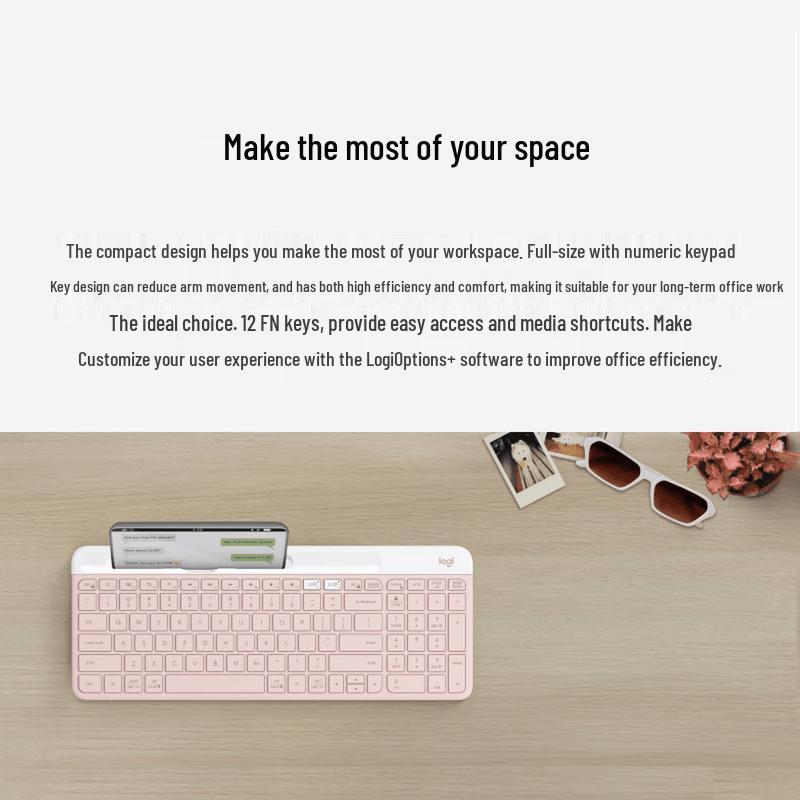 Logitech K580 + Pebble Wireless Keyboard and Mouse Combo