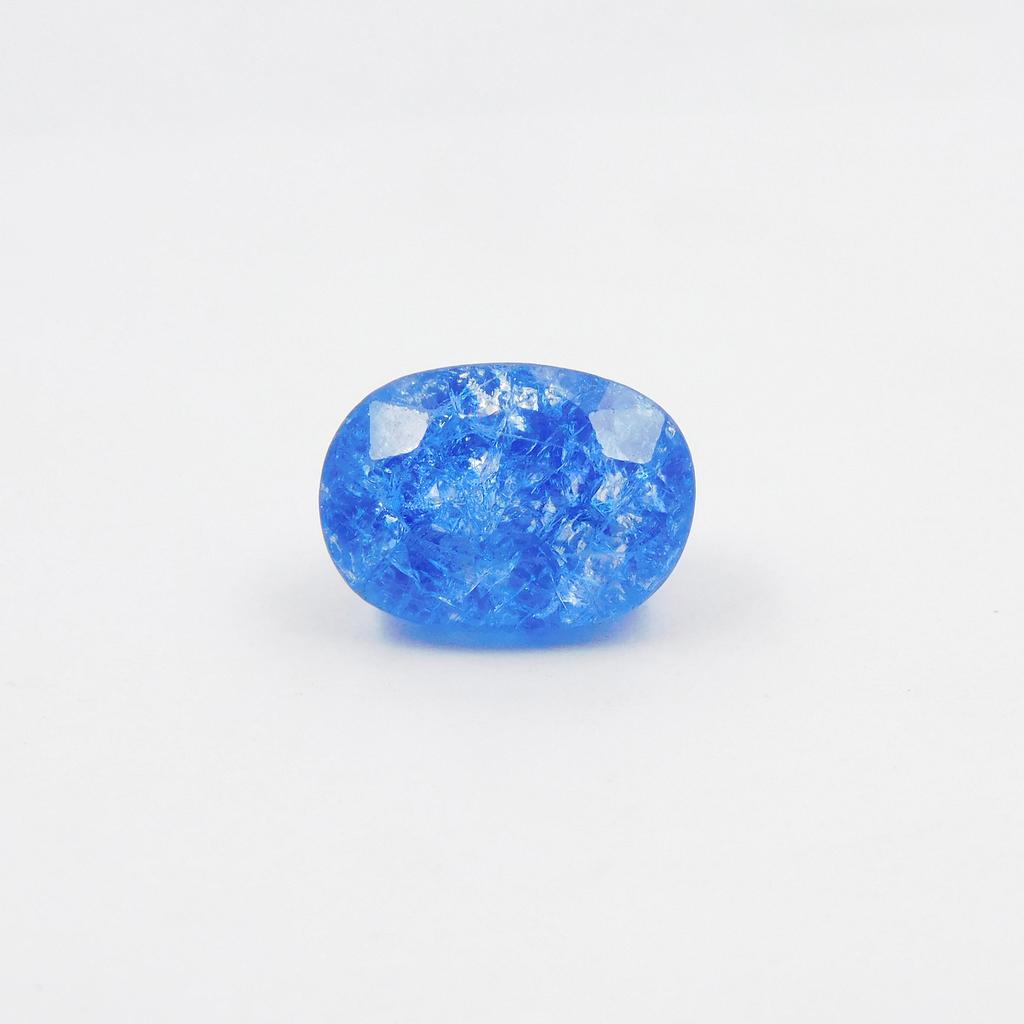 Natural Blue Sapphire Loose Gemstone 6.85 ct Oval Shape September Birthstone for Gem Collections