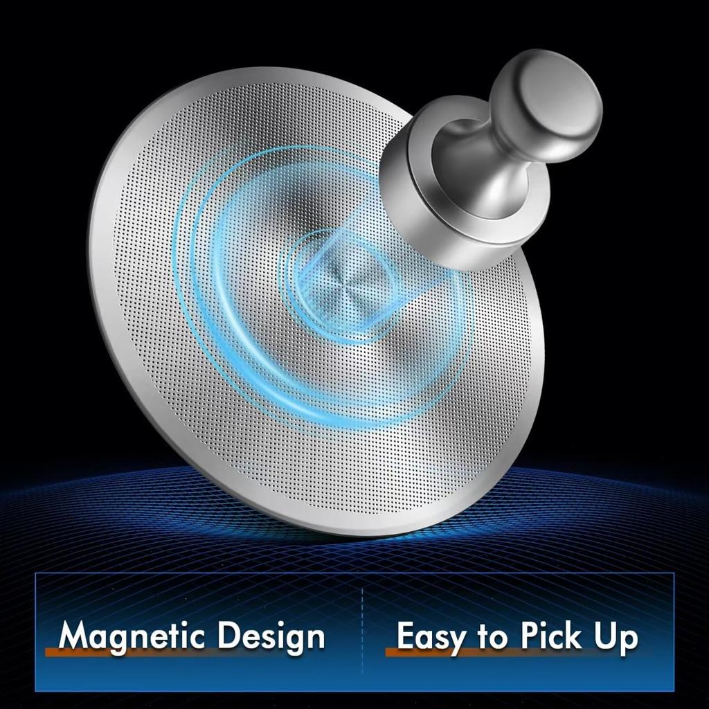 Upgrade 3 Pack Espresso Puck Screen for Breville Espresso Machine Ninja Cafe Luxe, 430 Stainless Steel 0.2mm Ultra-Thin Portafilter Filter Screen,