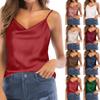 Women's Solid Color Camisole Top Spaghetti Strap Sleeveless Slim Vest