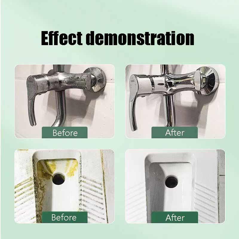 Универсальное средство для чистки ванной комнаты Мощный спрей для удаления накипи Туалет Смеситель Плитка и Стекло - Многофункциональный инструмент для чистки ванны и душа