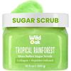 WildOak Tropical Rainforest Sugar Body Scrub | 300g | Kojic & Hyaluronic Acid, Ceramides, Collagen & Peptides | De-Tan & Brightens Dark Areas