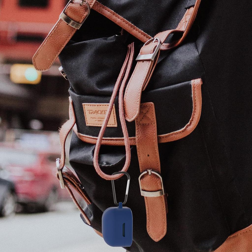 Совместимость с силиконовым чехлом Geekria Чехол, совместимый с беспроводными наушниками True Wireless Чехол для зарядки Чехол для зарядки Внешний чехол с брелком