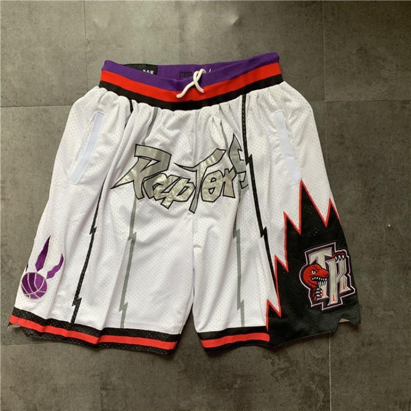 Basketball Shorts With Embroidered NBA Team Logos Super Sonic 76ers Lakers Rockets Magic Raptors Ultrafine Fiber Sport