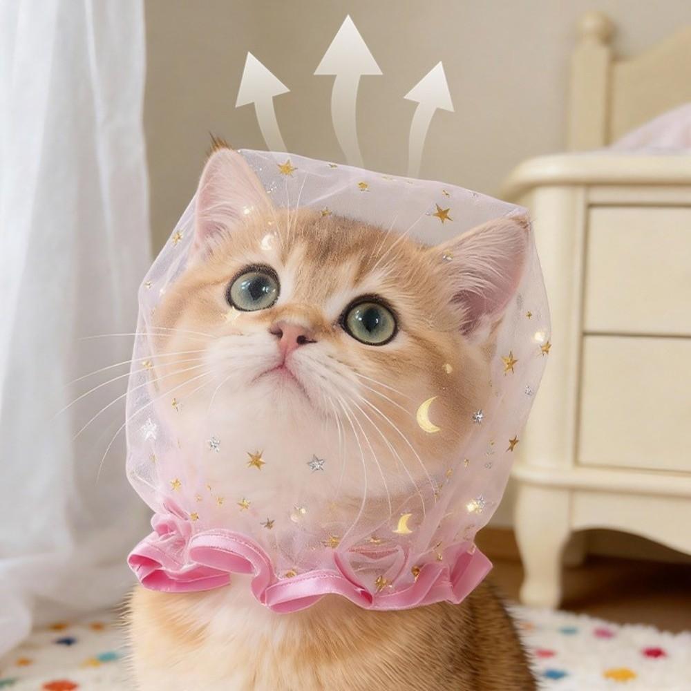 Face Cover Dog Anti-Eating Headgear Anti-Mosquito Eating Dog Protective Veil Pomeranians Bichons