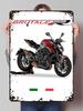 Жестяная табличка MV Agusta Постер с мотоциклом Декор спальни Декор комнаты Мужские Индивидуальные металлические таблички для гаража Настенное искусство Декор