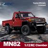 Новый дистанционно управляемый вездеход для скалолазания MN82 Pro 1:12 полномасштабных 4WD для Toyota LC79 имитационная модель игрушечного радиоуправляемого автомобиля