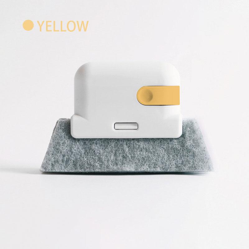 2 In 1 Groove Cleaning Tool, Window Frame, Door Groove Cleaning Brush, Sliding Door Track Cleaning Tools, Hand-held Crevice Cleaner KTY