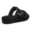UGG Fuzz Yeah Черные Сандалии Женские 1104662-BLK