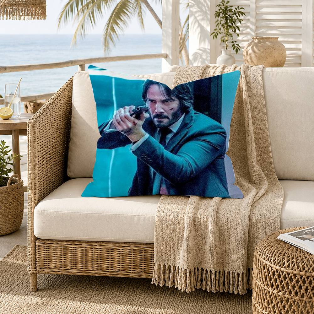 MMovie Character JJohn WWick Pillow Case for Sofa Living Room Home office Decor Protective Cover
