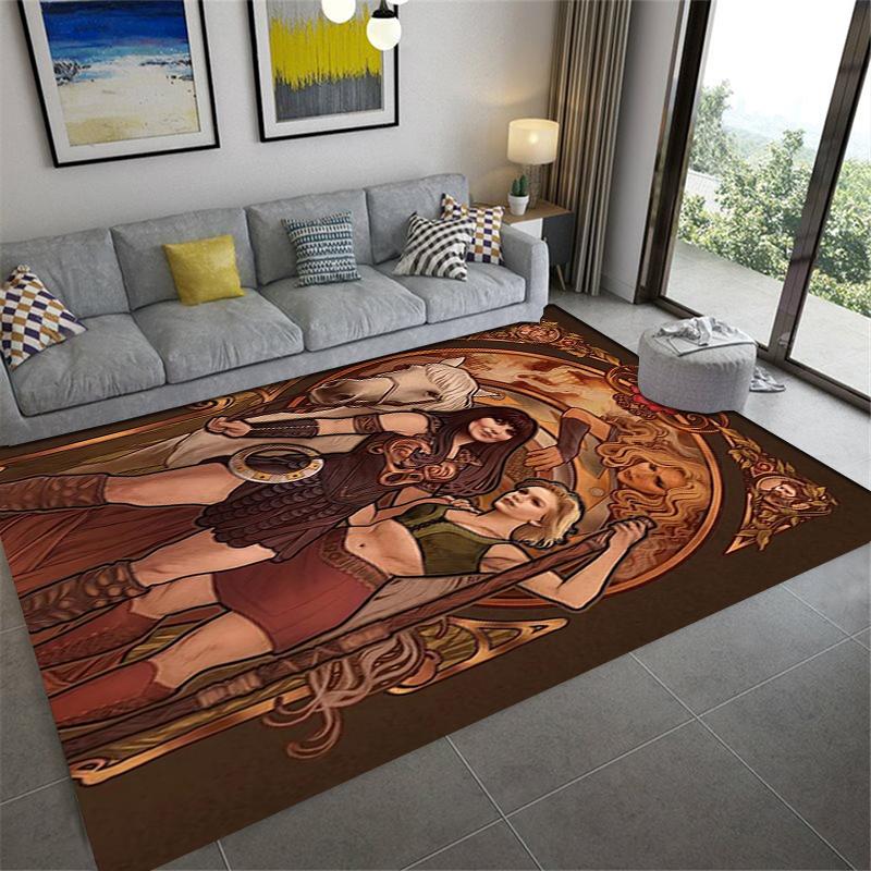 2025 New Xena Warrior Carpet Rug for Living Room Bedroom Home Sofa Decoration,Kids play Non-slip Floor Mat252