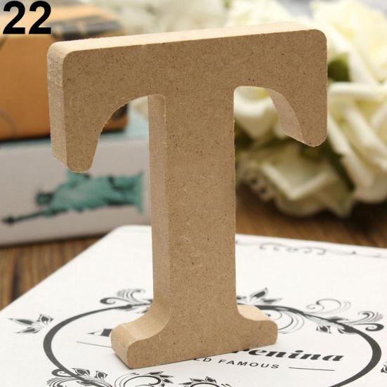 Freestanding A-Z Wood Wooden Letters Alphabet Hanging Wedding Home Party Decor