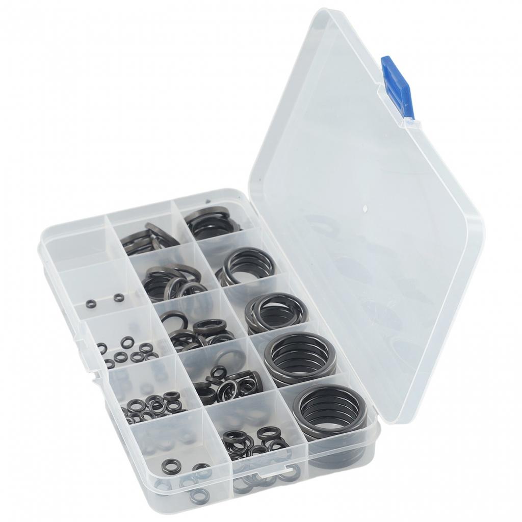 160pcs Guide Rings Ceramic DIY Fish Rod Repair Kit