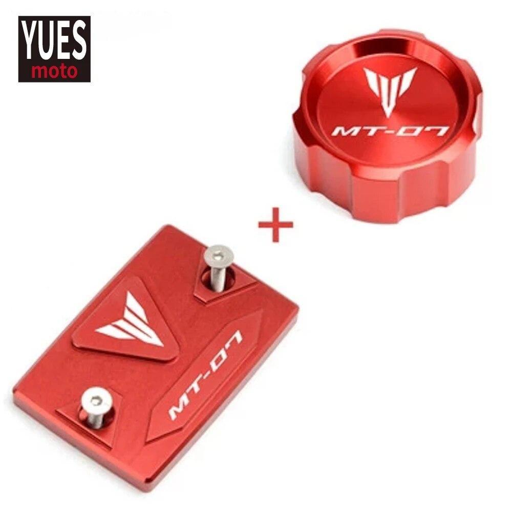 Аксессуары для мотоциклов, передний и задний тормозной цилиндр с ЧПУ, крышка главного резервуара для Yamaha MT-07 MT 07 mt07 2014-