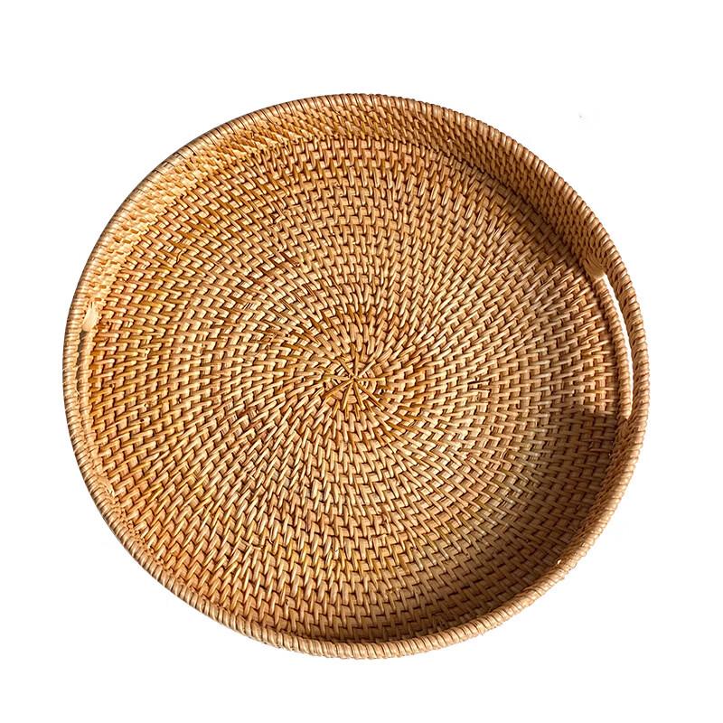 Handmade Woven Rattan Storage Basket