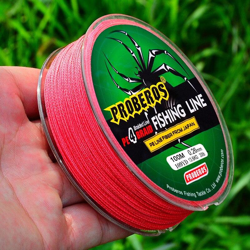 Ocean Rock Fishing 4 стойки 4 плетения 6LB-100LB Японская плетеная леска Spectra 100M Pe плетеная леска Green Super Pe Line B4