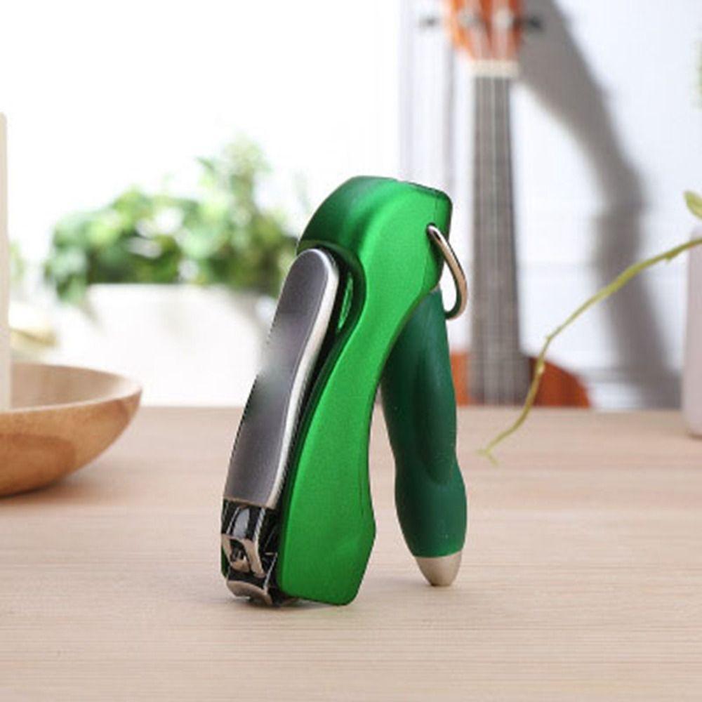 Multifunctional Ballpoint Pen 0.7 Blue Refill Nail Clipper Pen New Keychain Pen