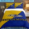 Ravens Team Spirit 3pcs Bedding Set,Including 1pc Duvet Cover And 2pcs Pillowcases Perfect Gift for Christmas,Ideal for Bedroom, Dormitory