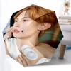 1 шт. Автоматический складной зонт CORTIS K-pop - Компактный дорожный зонт, идеально подходит для женщин и мужчин - Идеальный подарок на день рождения/Рождество, 202